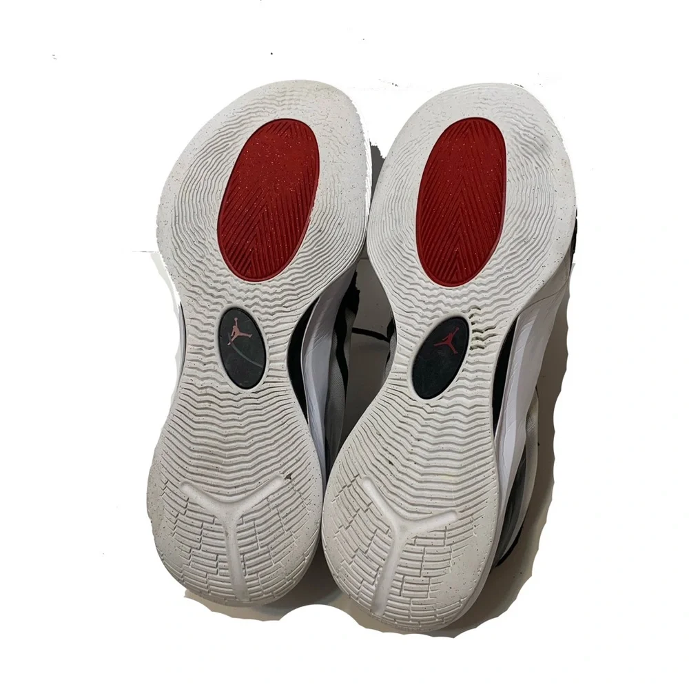 Jordan Black and White Athletic Shoes High-Top